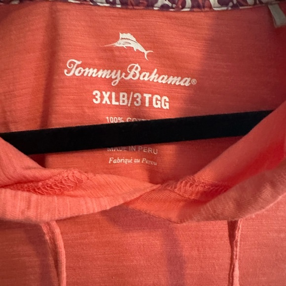 Tommy Bahama Coral Hoodie Shirt - Picture 4 of 5